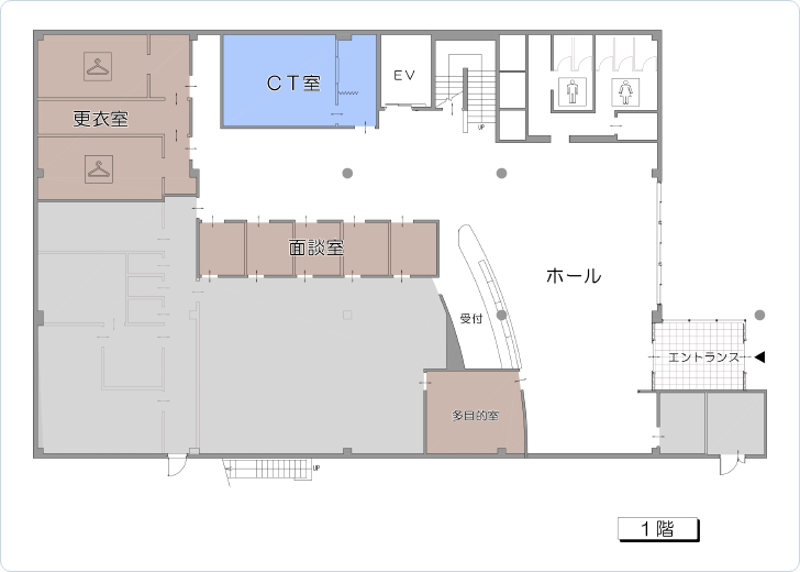 1階のフロアガイド図